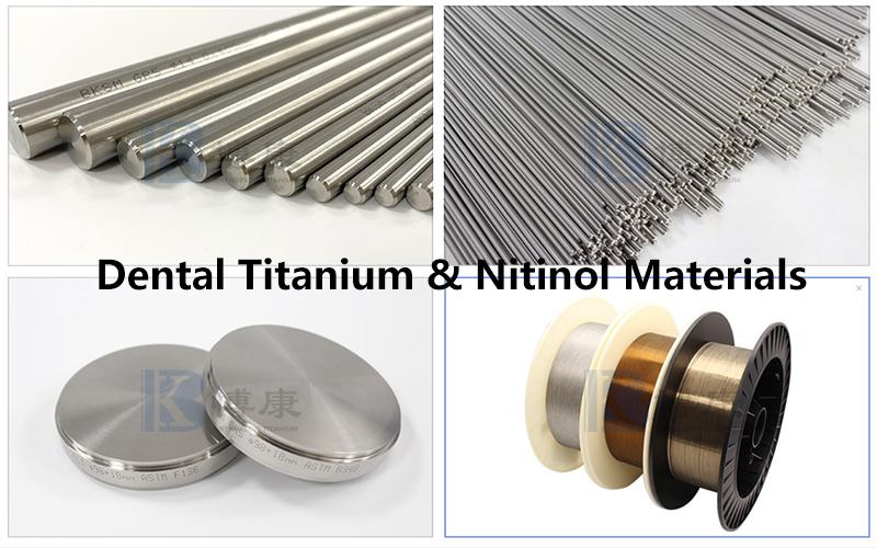 Materijali zubnog titana i nitinola za implantat i restorativne primjene