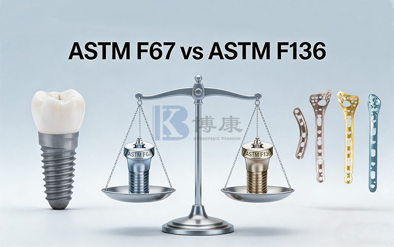 ASTM F67 naspram ASTM F136: Opsežan vodič za medicinske materijale od titana